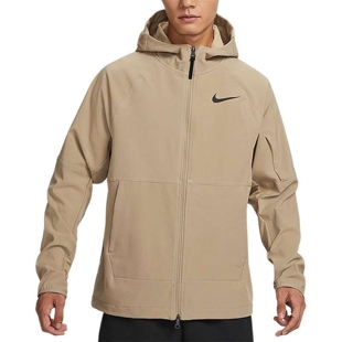 NIKE耐克 男子连帽跑步训练休闲短款宽松夹克外套DQ6594-247