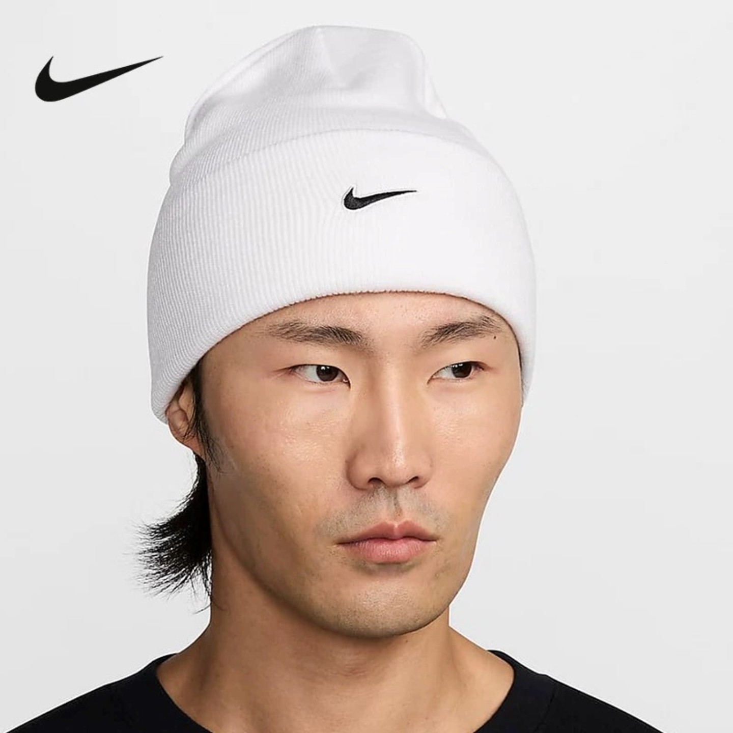 耐克冷帽 Nike冬季新款男女户外针织帽保暖防风毛线帽 HF0187-100