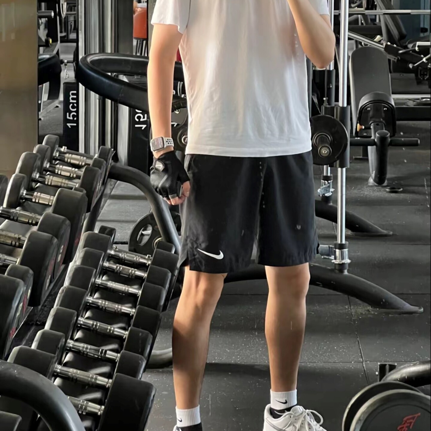 Nike/耐克 Dri-FIT男子速干训练透气五分休闲运动短裤 DM6618-010