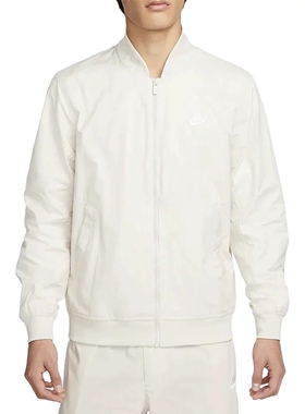 Nike Sportswear Woven 纯色拉链飞行员休闲夹克外套 DM6822-104