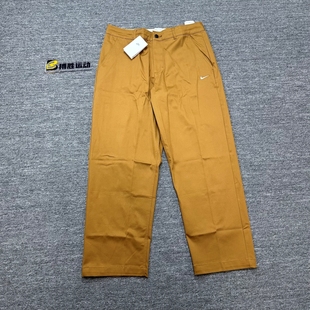 【断码捡漏】Nike耐克男裤 秋冬宽松硬挺版型直筒工装长裤 FD0406