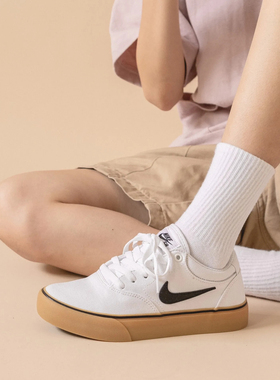 Nike SB Chron Canvas 耐克女防滑减震轻便低帮滑板鞋 DM3494-101