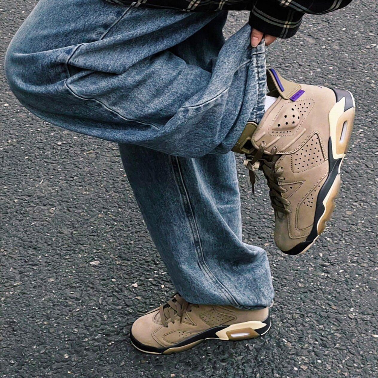 AIR JORDAN 6 GTX 耐克AJ6女鞋户外棕色防水复古篮球鞋FD1643-300