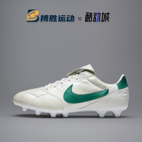 Nike耐克Premier 3男子FG长钉牛皮真草训练比赛足球鞋 HM0265-102