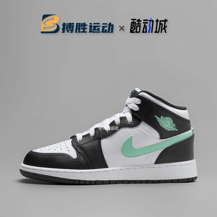 耐克AJ1女鞋Air Jordan 1 Mid休闲Nike篮球鞋 DQ8423-103-301-608
