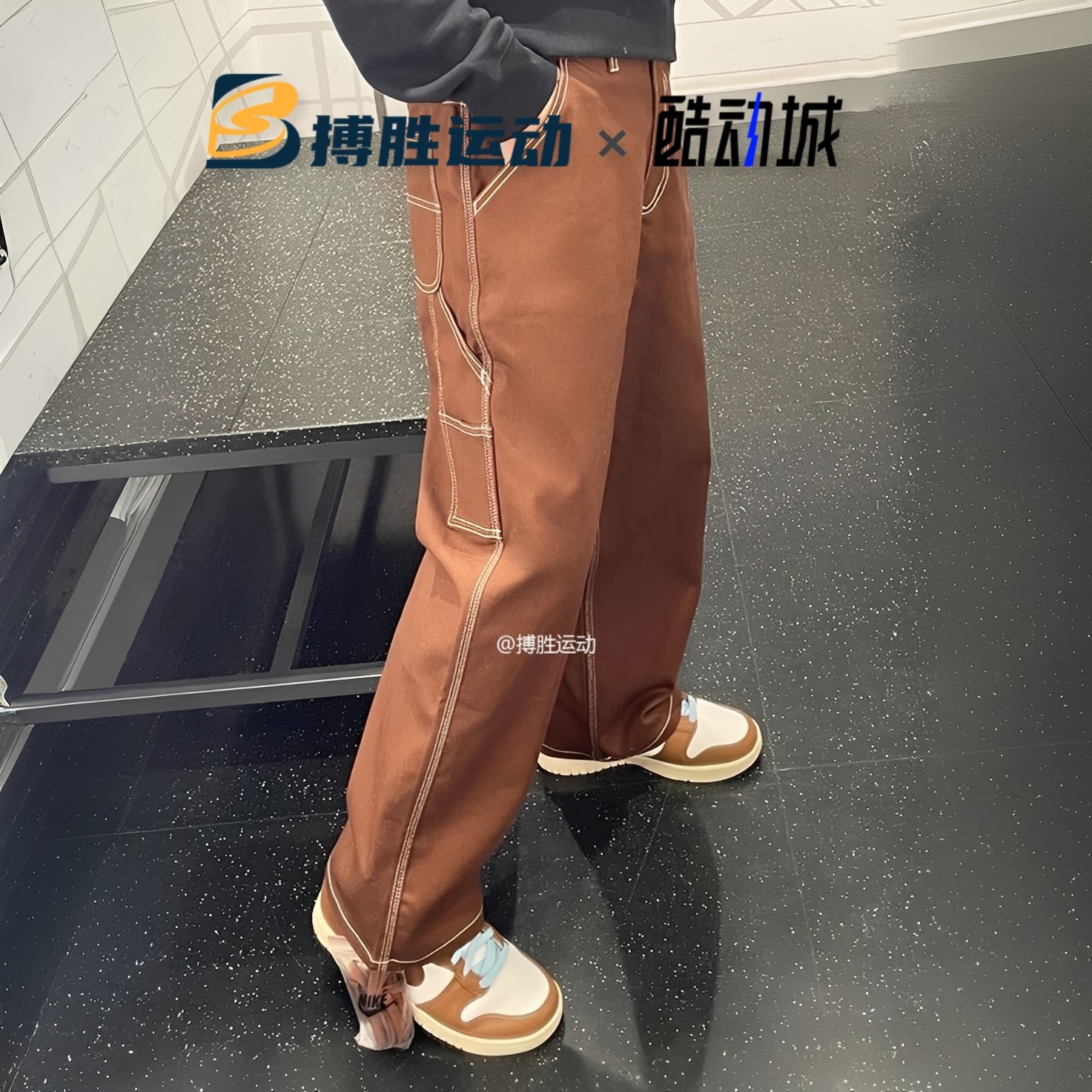 NIKE耐克男子直筒工装机能风休闲运动舒适透气滑板长裤FB7199-259,运动服/休闲服装,运动长裤,淘宝优惠券,粉丝福利购,淘宝优惠卷