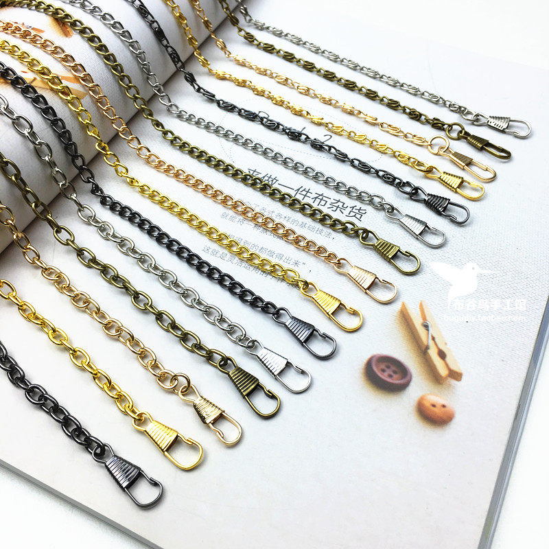 口金包链条/多色口金手链/口金肩链 万字链/细链/o型链40/120cm