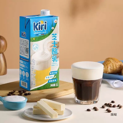 kiri凯芮芝士酪乳泰式咸法酪烘焙奶茶原料奶盖厚牛乳饮料基底1L