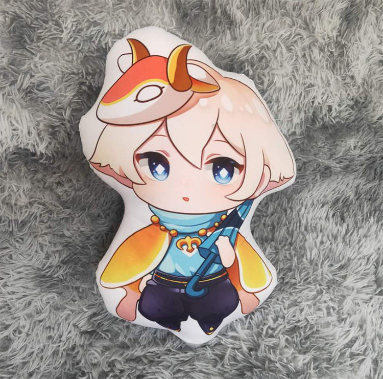 原创动漫sky光遇周边抱枕平菇头龙骨雨妈林萌新卡卡白鸟毛绒玩具d