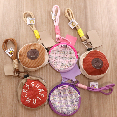 可爱女童包包秋冬新款卡通儿童手机挂绳收纳包手腕短绳耳机数据线