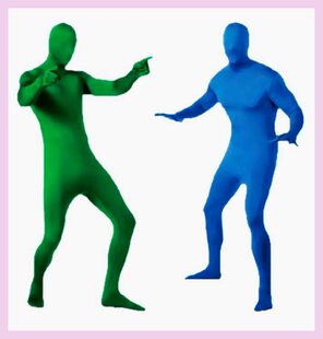 背景布抠像衣视频后期特效绿衣服绿衣人抠图电影拍摄绿手套绿