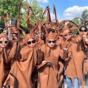 万圣节蟑螂Cos衣服香蕉便便热狗便便年度派对有趣的女性成人玩偶