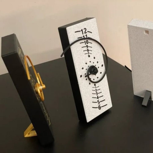 跨境家居壁挂斐波那契时钟螺旋道具螺旋计时标记新款装饰品