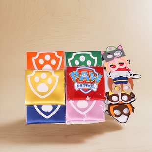 汪汪队披风亲子cos狗狗莱德队长cosplay面具披风天天毛毛动物装 扮