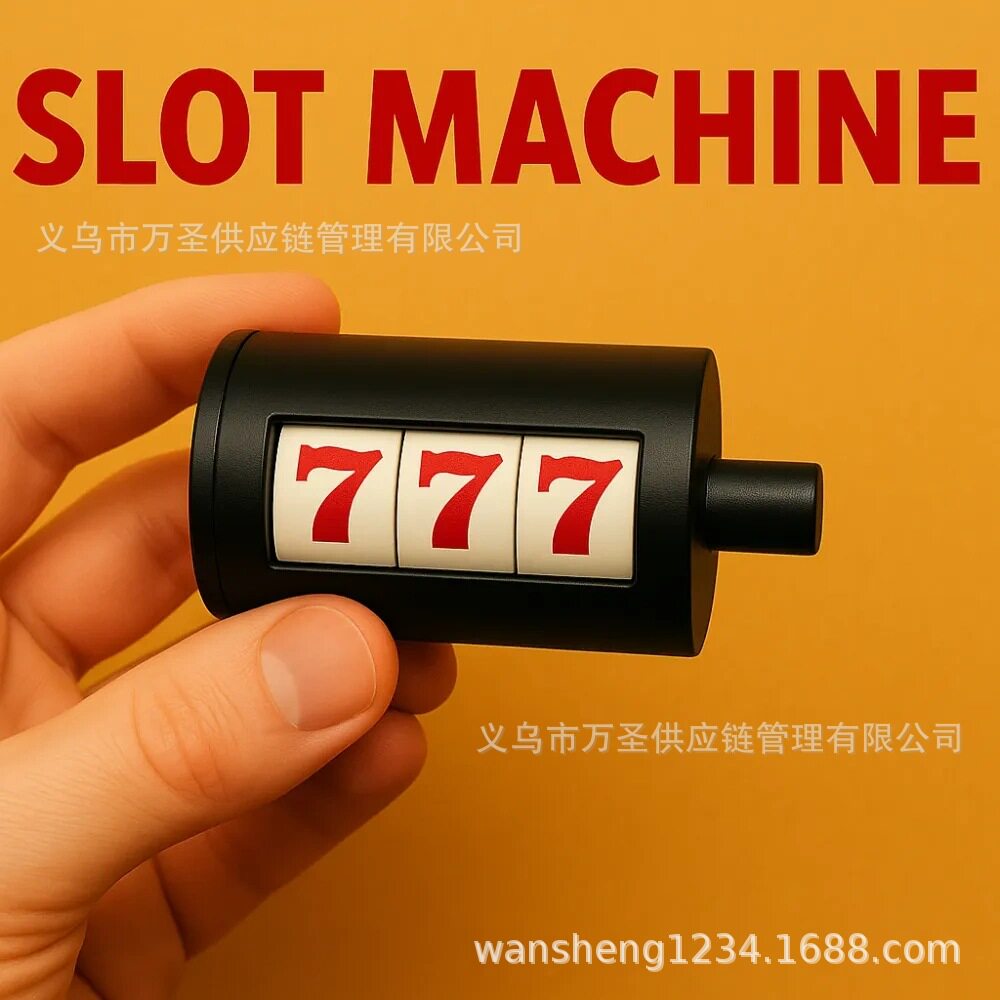 3D 打印 Keychain 777 摇奖机挂件 吉他拨片盒个性包包挂饰26901图片