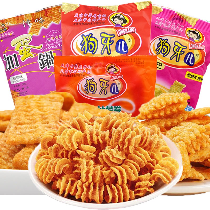 整箱狗牙儿比萨卷烧烤味礼包