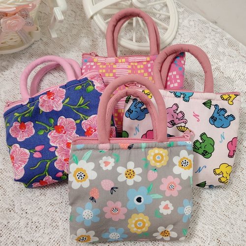 泰国曼谷包nantita正品超小零钱包硬币包 小象首饰包小包女包布包