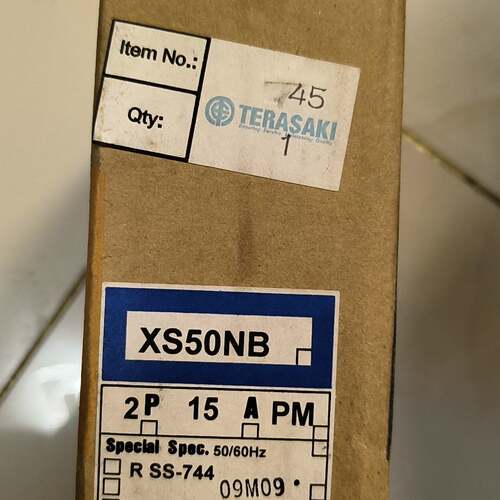 Terasaki 断路器 XS50NB 2p15A议价 维修！！！