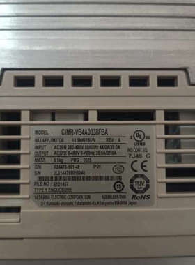 CIMR-VB4A0038FBA   18.5KW/15KW议价也可维修
