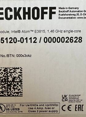 倍福PLC模块 CX5120-0112/000002628议价 维修！！！