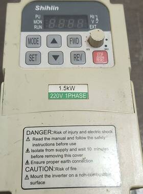 士林变频器 SC-021-1.5K-D 1.5KW 22议价 维修！！！