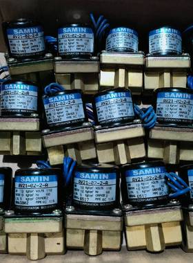 韩国SAMIN电磁阀AV21-02-2-A 110V 6议价 维修！！！