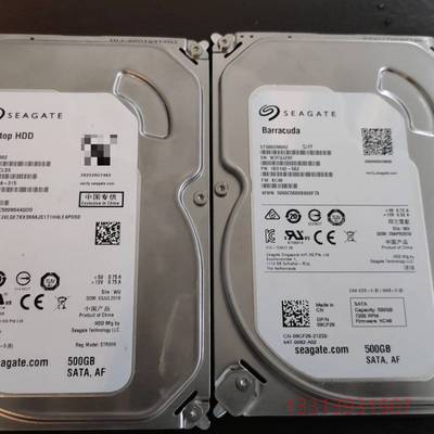 希捷机械硬盘500GB Desktop HDD，议价 维修！！！
