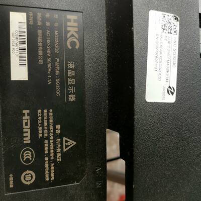 HKC液晶显示器SG32QC主板，电议价 维修！！！