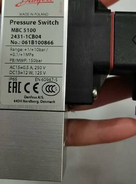 丹佛斯压力传感器MBC5100 061B10议价 维修！！！