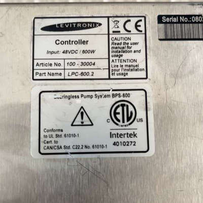 瑞士LEVITRONIX  磁悬浮泵控制器 600W议价也可维修