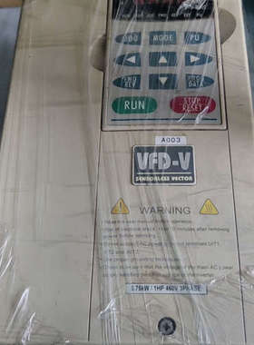 台达变频器VFD007V43A，0.75KW，实物拍摄，功能议价也可维修