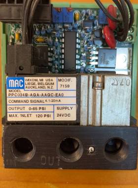 MAC电磁阀 34B-AGA-AAGC-EA0 24DC 2议价 维修！！！