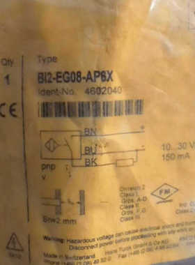 德国图尔克接近开关传感器Bi2-EG08-Ap6x货号460议价也可维修