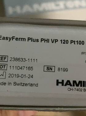 汉密尔顿PH电极238633-1111/+EasyF议价 维修！！！