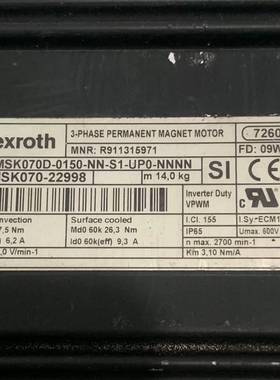 #电机，MSK070D-0150-NN-S1-UP0-NNN议价 维修！！！