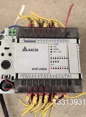 台达PLC模块，型号 DVP20EH00R2，功能包好，外壳议价也可维修