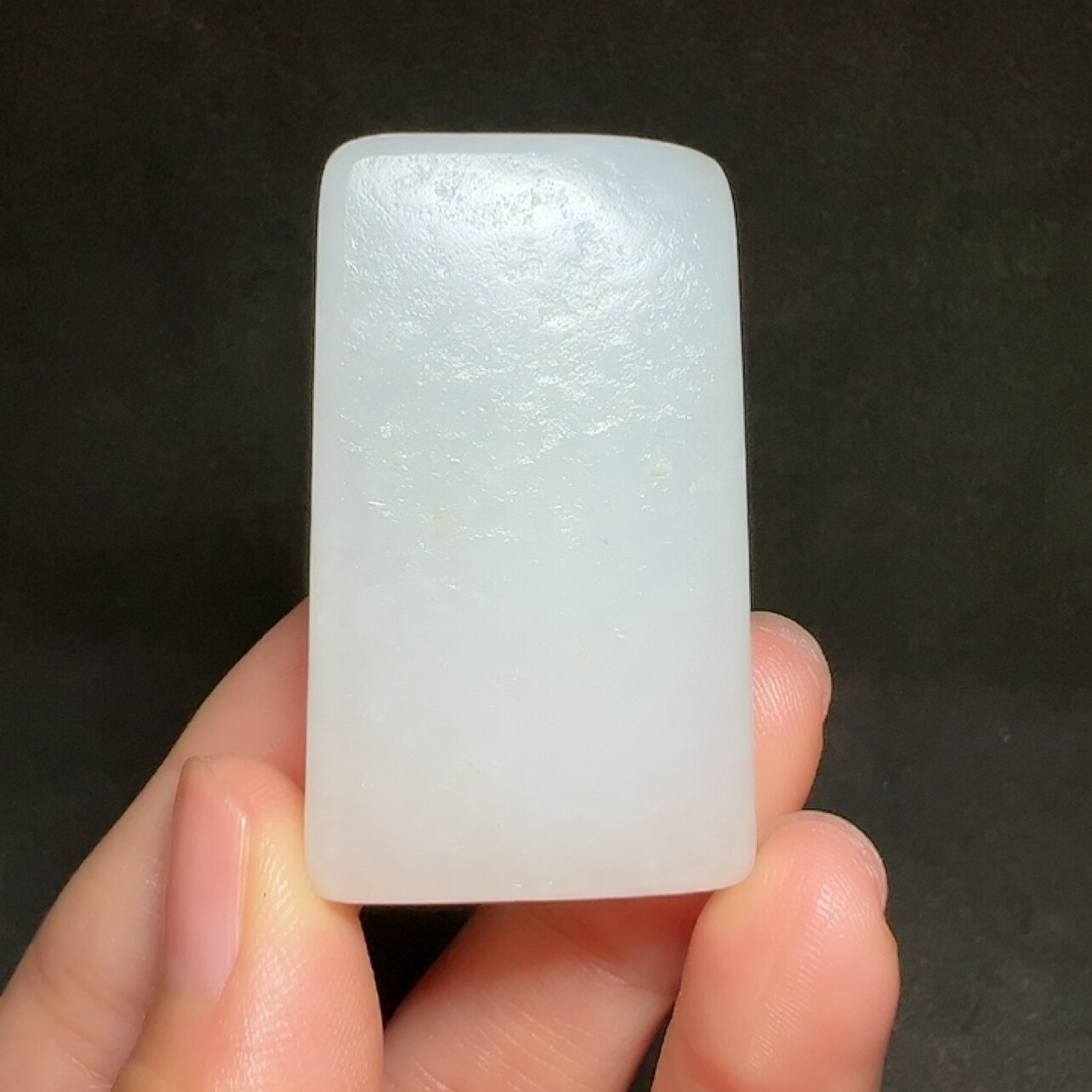 新疆和田玉白玉籽料平安无事牌苏工精品男女款玉器挂件玉佩满皮