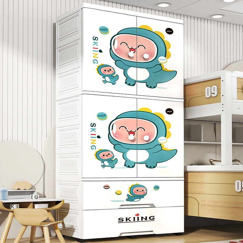 花尔加厚儿童卡通衣柜