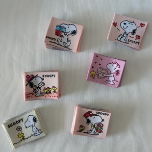 服装横领标订做衣服商标定做织唛布标水洗标卡通标签 横板标