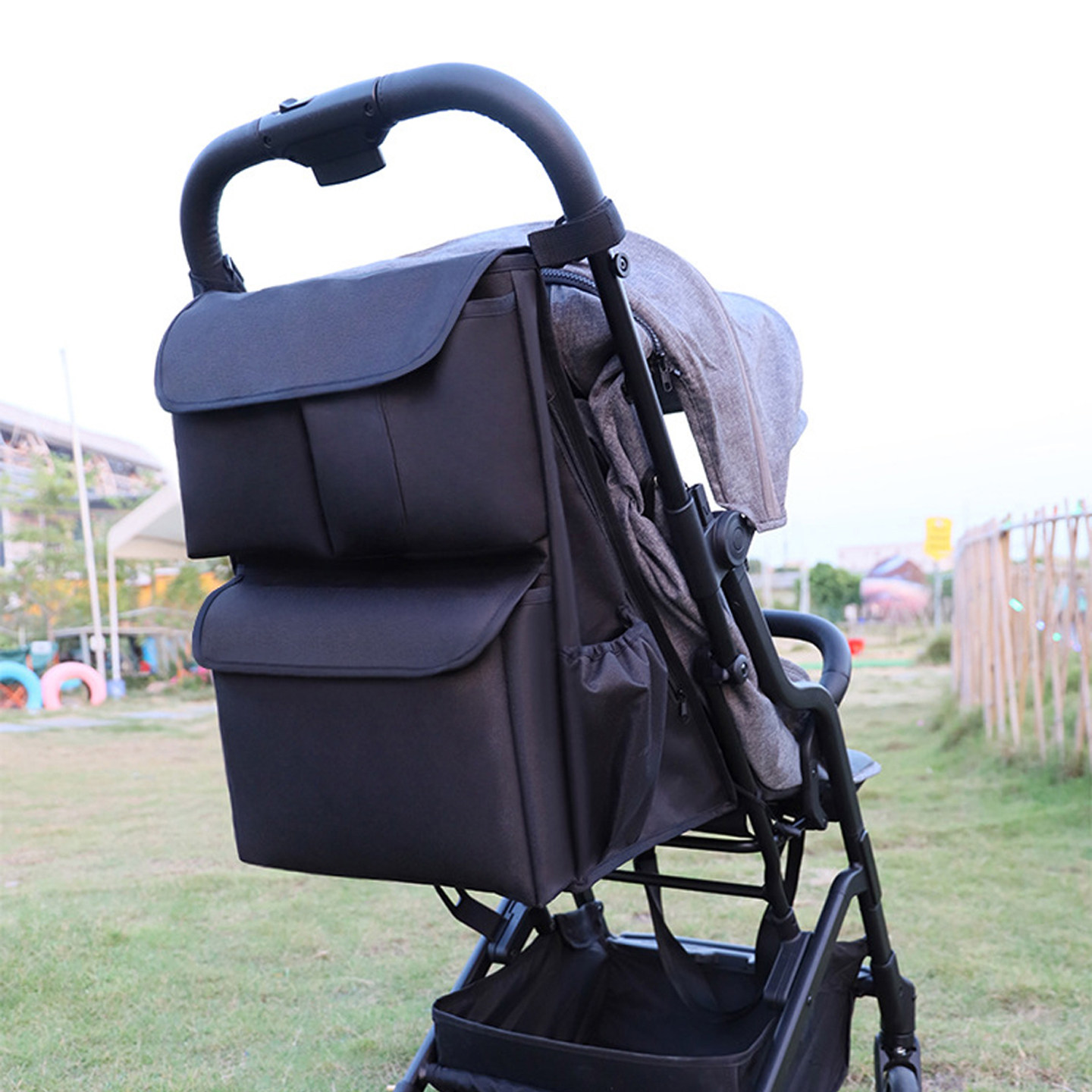 婴儿手推车挂包多功能收纳包遛娃神器置物袋童车通用储物挂袋配件
