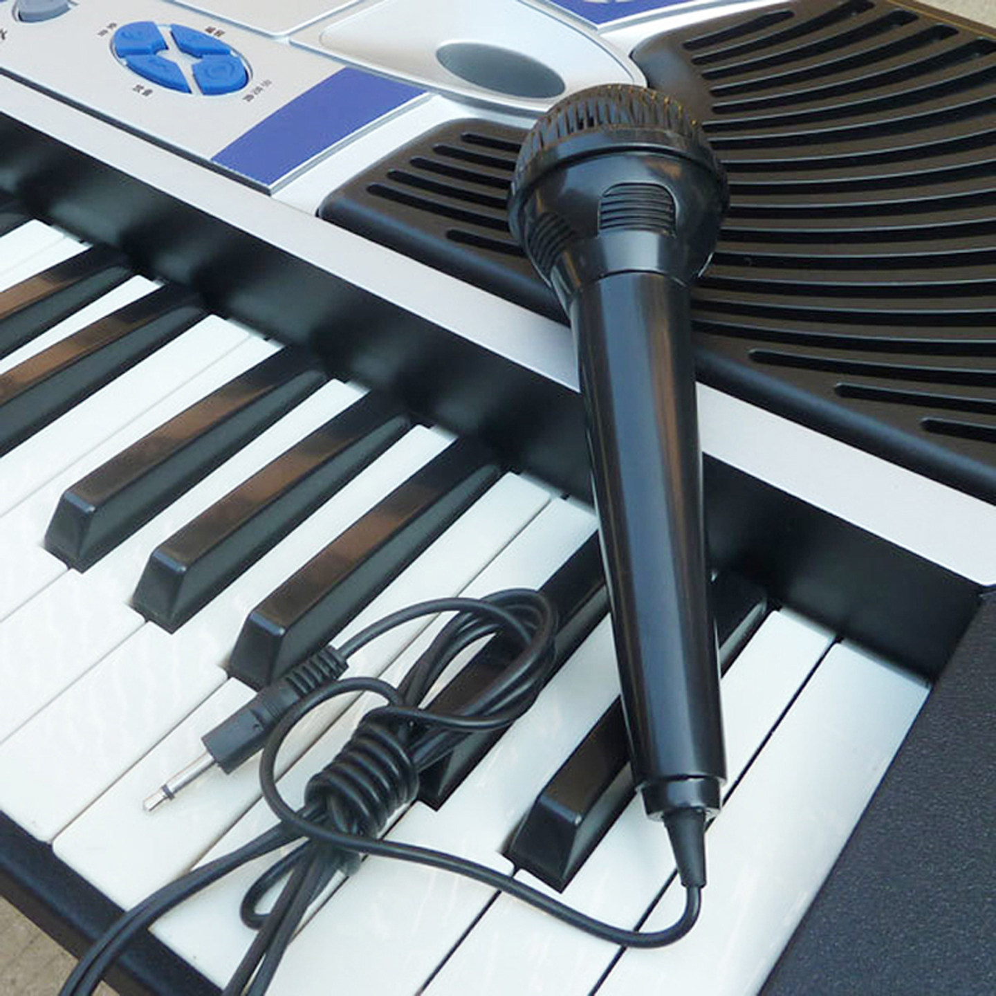 新韵小天使美科永美54键话筒61键电子琴通用小喇叭麦克风乐器配件