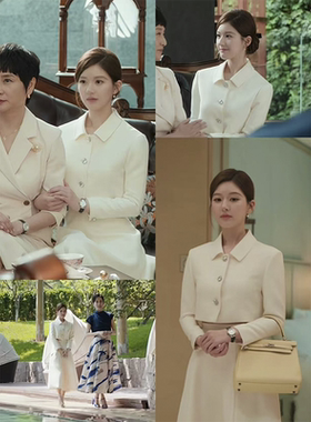 赵露思许妍同款气质短外套/半身长裙千金高级感套装GZJ68240