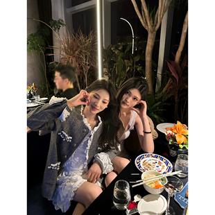 冰冰同款洛可可宫廷风重工钉珠蕾丝拼接外套时尚秋冬女装GQW67823