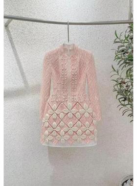 越南小众设计师秋冬新款气质时尚收腰显瘦a字连衣裙GSEN5310