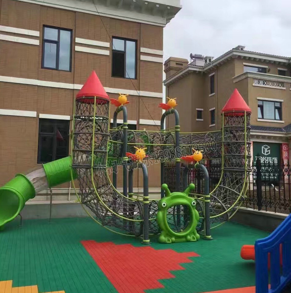 攀爬网幼儿园小博士组合游乐设施