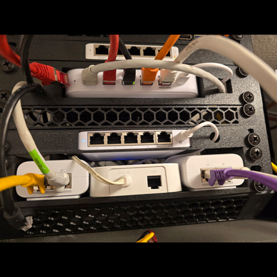 Unifi Flex mini 2.5G 5 10英寸0.5U机架安装支架10inch rack定制