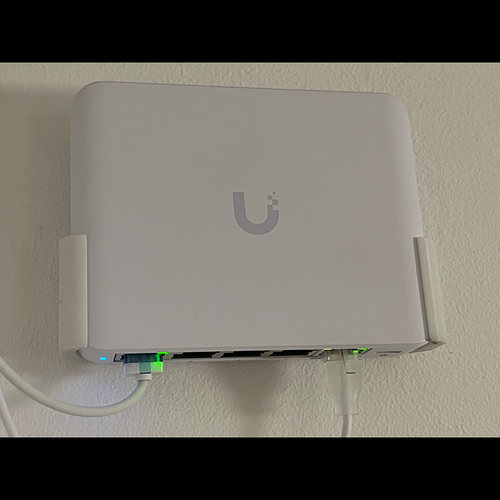 Ubiquiti Flex Mini 2.5G交换机墙面支架收纳架壁挂底座挂墙托架