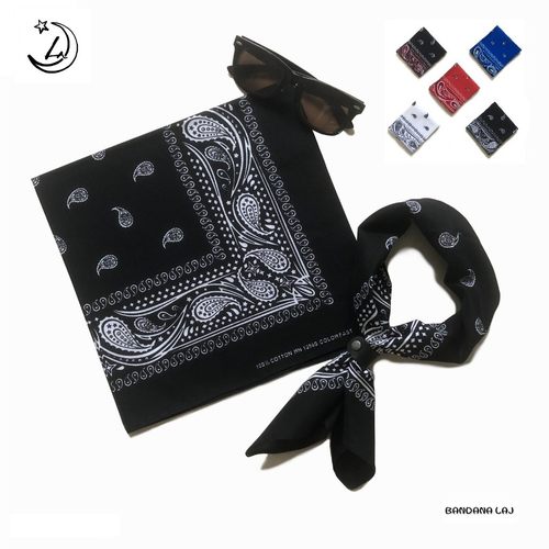 BANDANA嘻哈方巾双面街舞头巾