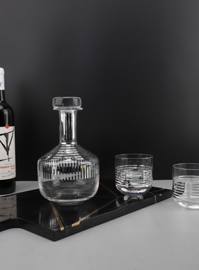 北欧创意透明渐变玻璃醒