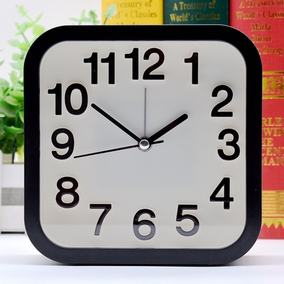 正品康巴丝静音闹钟床头简约